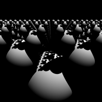 A ray-tracer in 7 lines